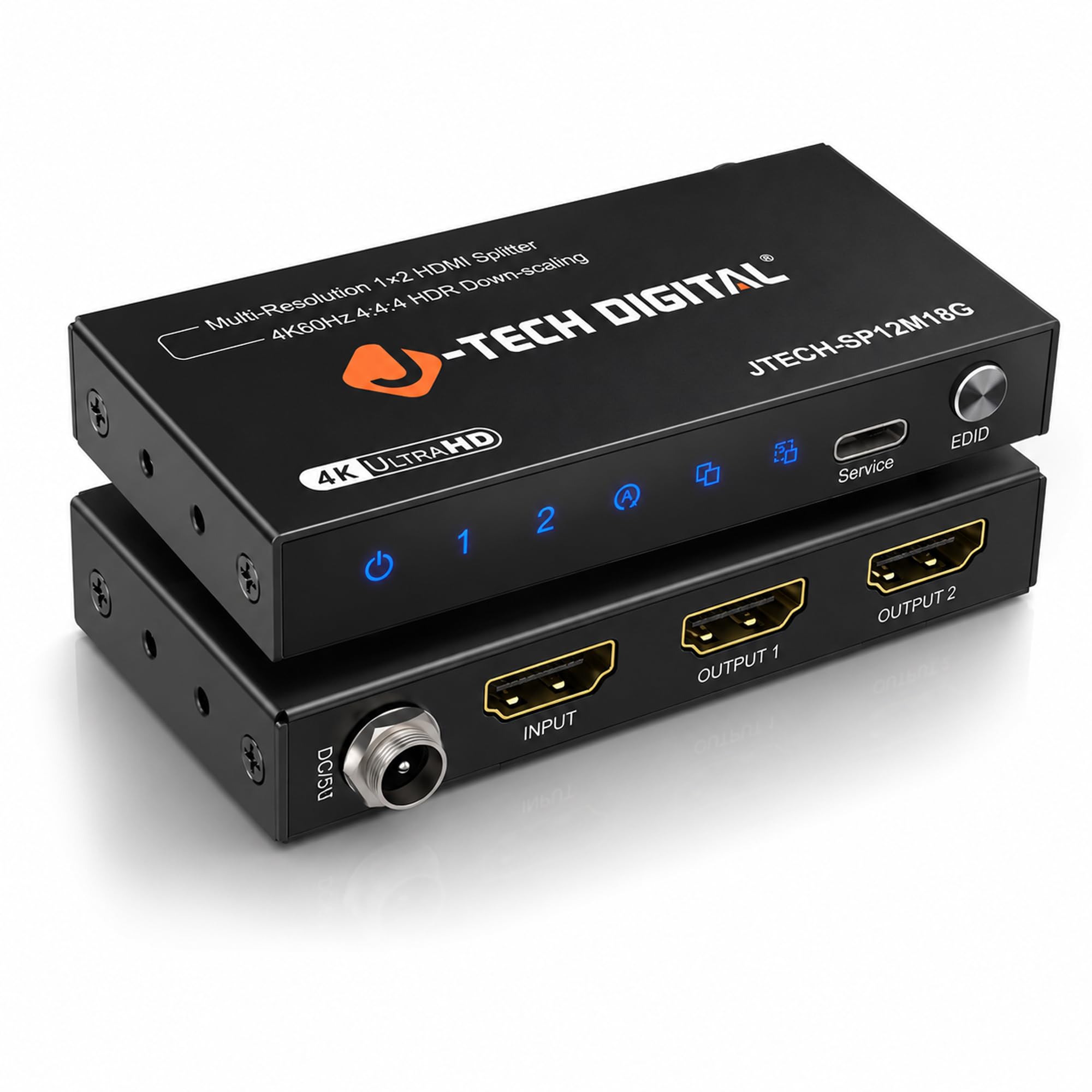 Amazon.com: J-Tech Digital HDMI Splitter 1 in 2 Out 4K 60Hz 18Gbps
